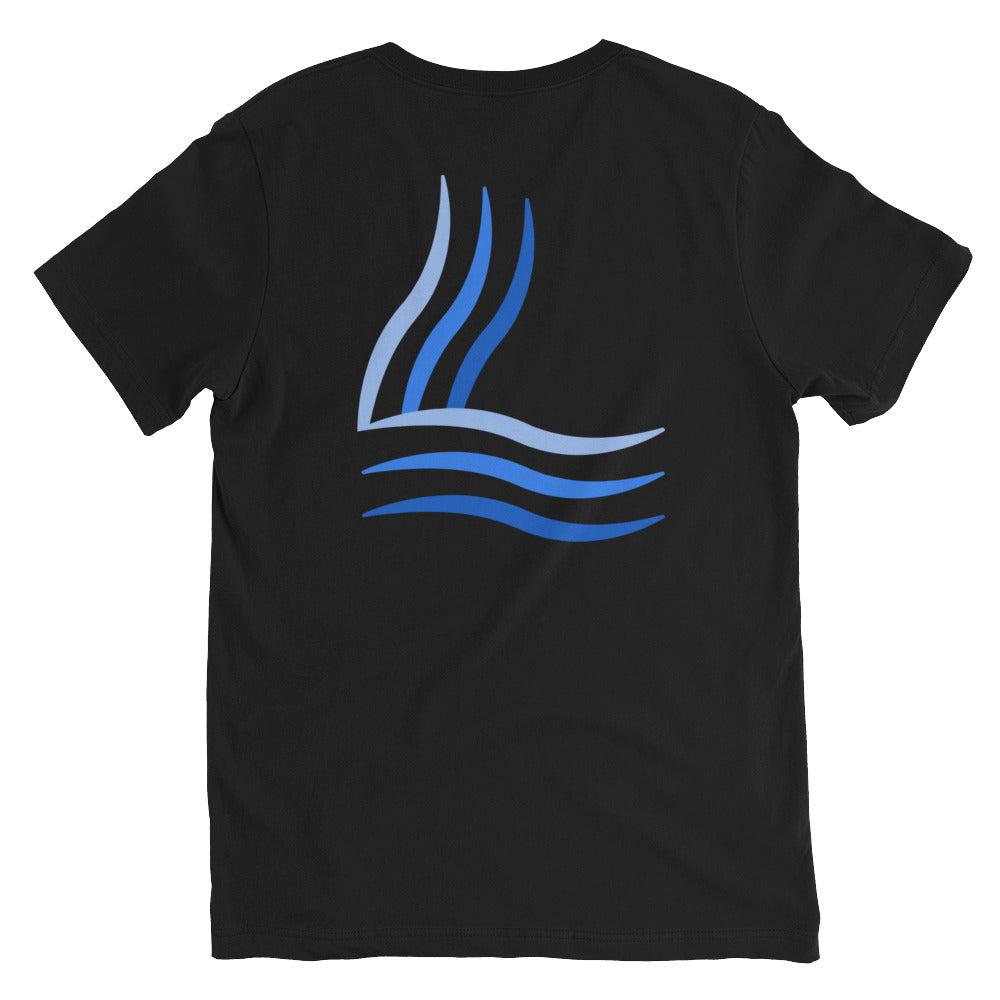 Unisex Short Sleeve V-Neck T-Shirt